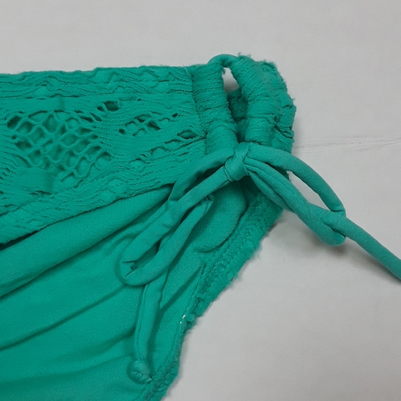 🌞NWOT Kenneth Cole mint green crocheted bottom A-28 - Picture 2 of 5